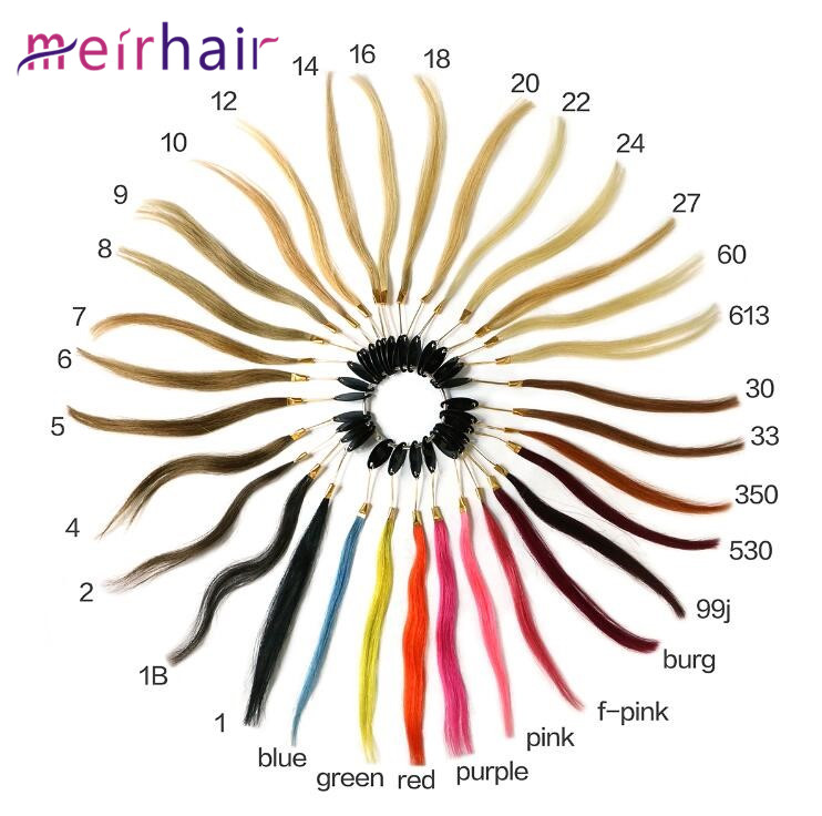 Human hair extension color prodessional term 