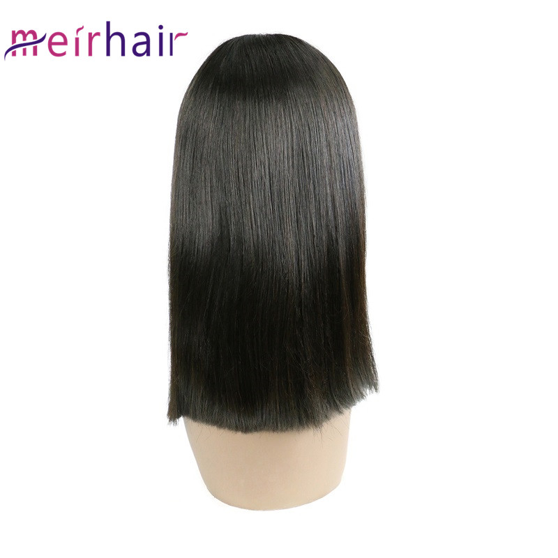 16Inch Straight Bob Frontal Lace Wig New Arrived Natural Color